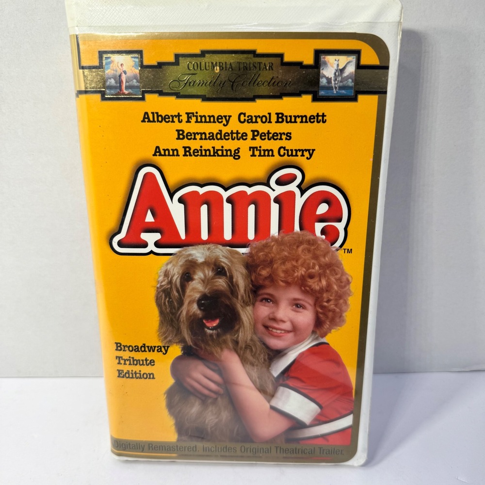 Annie VHS Broadway Tribute‎ Edition Columbia TriStar Family Collection 1982 Film